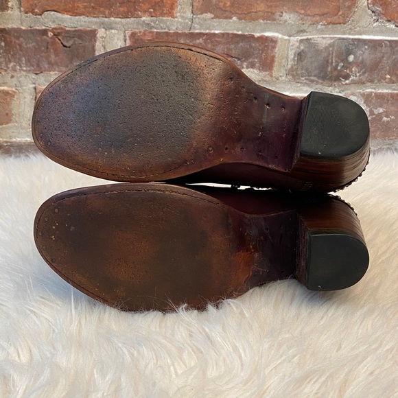 Denver Brown Studded Lady Gabriel Ankle Boots, Size 7.5 - Picture 13 of 17